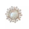 Sunflower Brooch, Women's Exquisite Pearl Brooch, Niche High-end Design Sense, Brooch, Neckline Anti-glare Accessory