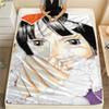 Фланелевое одеяло с принтом персонажей One Piece, Высококачественное, Удобное для всех сезонов, Декор для дома, Тепло и уют, Идеально для рождественских подарков