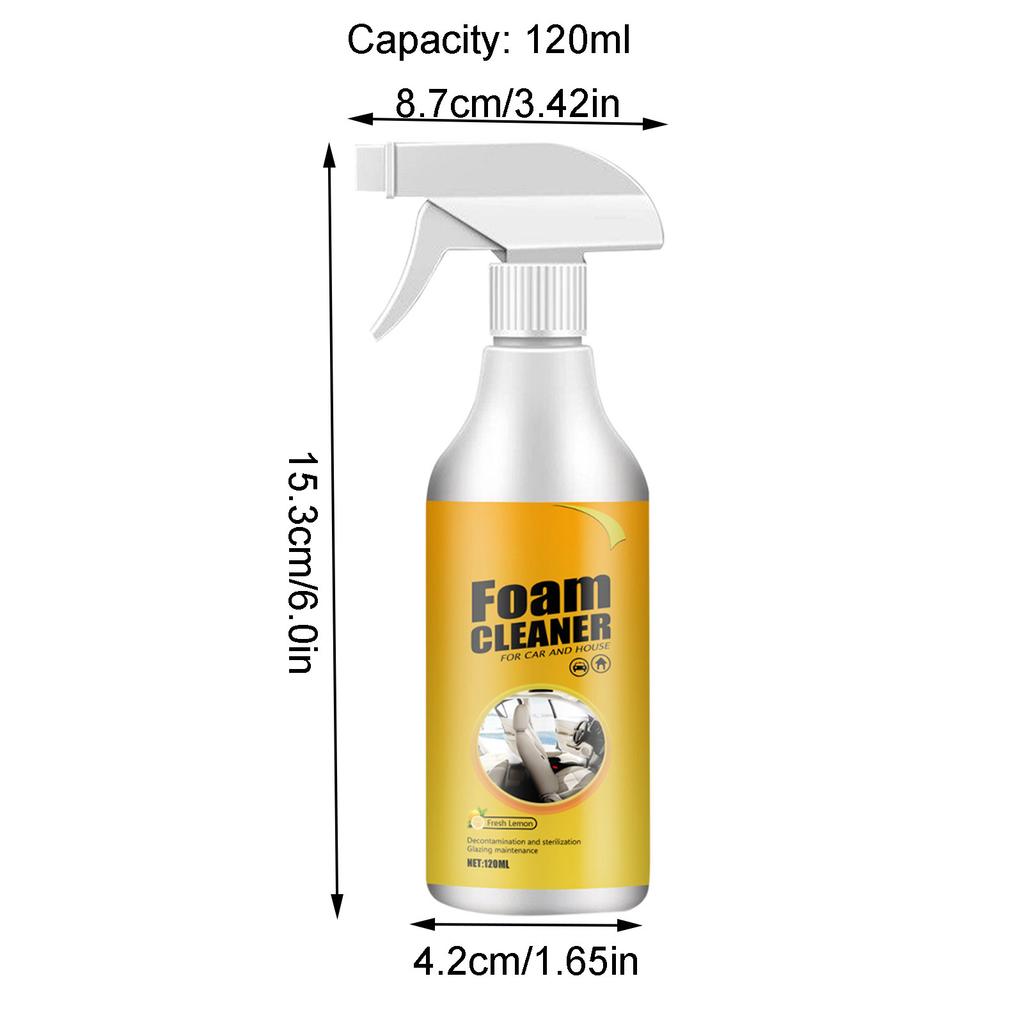 60/120/250 мл Спрей-пена для чистки кожи автомобиля Автомобильный реставратор для ремонта салона Покрывающий агент Полироль для восстановления пластика автомобиля