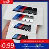 YTMX4 Hot For BMW 1pcs BMW M Emblem 3D Car Fender logo Rear Trunk Sticker For BMW E39 E46 E36 E90 G20 G30 E60 G22 F30 F20 X3 X5 X6 M A