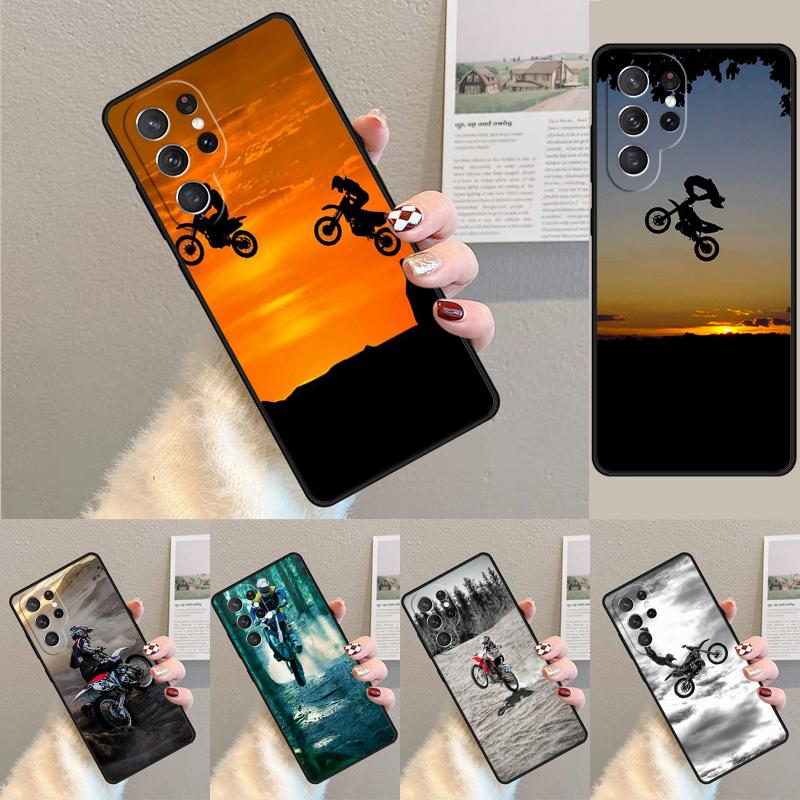 Мягкий силиконовый чехол для телефона Moto Bike Motocross для Samsung Galaxy note 10 pro S26 S25 S24 S23 S22 S21 Plus S25Ultra Capa Cover