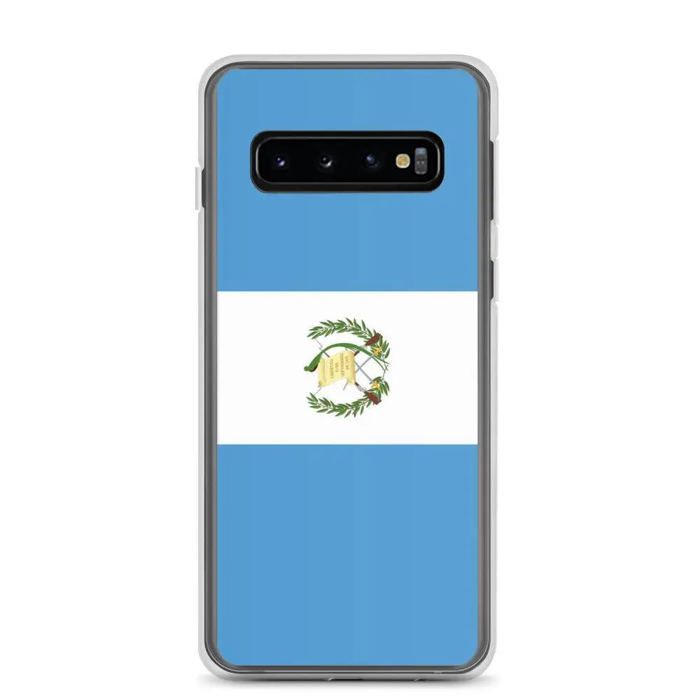 Coque Téléphone - Samsung - Galaxy S24 - Drapeau Guatemala - Souple - Multicolore