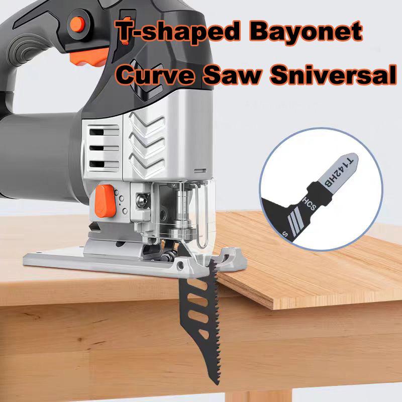 T142HB Curved Jigsaw Blade - 1/3/5/10PCS T Shank Flush Cutting Replacement Blades For Precision Cuts Electric Tool Accessories