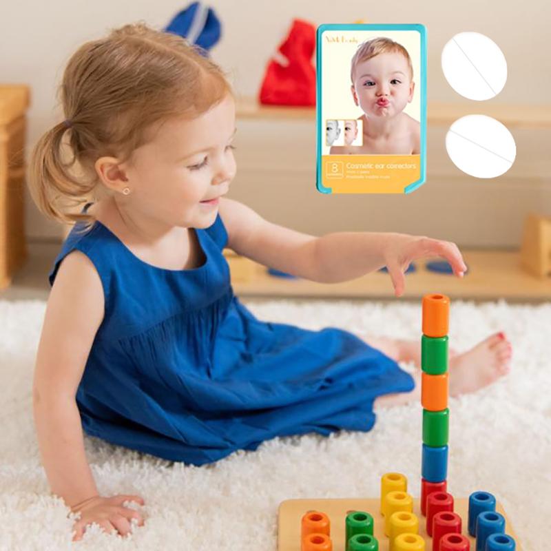 8Pcs Ear Corrector Tape Ear Corrector Fixer Cosmetic Ear Stickers Like Elf Ears Stretched Ears Ear Corrector Tool