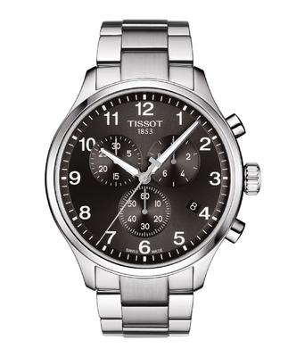 Мужские часы Tissot Chrono XL Classic с браслетом, T1166171105701, Черный циферблат