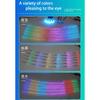Universal Hide Light Bar Car LED Ambient Light 64 RGB Color Car Interior Acrylic Light Guide Decoration Atmosphere Light 18in 1 Neon Lights 4