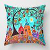 Home living room decoration cushion covers Vintage oil painting style throw pillow cover45*45 pillowcase 40x40cm 50x50 45x45