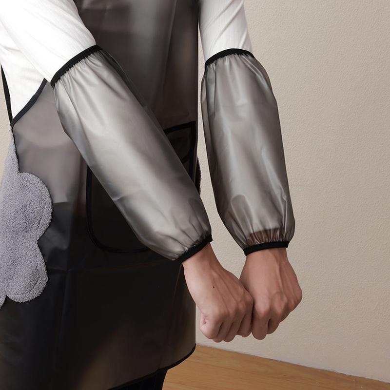 Водонепроницаемые нарукавники из термополиуретана, устойчивые к грязным домашним работам, уборка, рукава-манжеты, нарукавники, кухонные фартуки, аксессуары