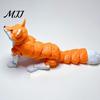 Гибкая фигурка Лисы Action Figure, шарнирная коллекционная фигурка, 3D-печатная игрушка-антистресс, милое животное, декоративный аксессуар для стола, декор с подвижными суставами