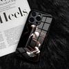 Чехол для телефона «Призрак Оперы» для iPhone 17 Air 16 E Pro Max 15 14 13 Mini 12 Pro 11 Max Plus Черная стеклянная крышка