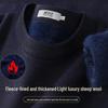 SNOWFLYING Men's Plush Wool Blend Pullover Sweater