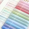 4 шт. Morandi Color Highlighter маркеры набор градиентных цветов кисть наконечник для рисования живопись