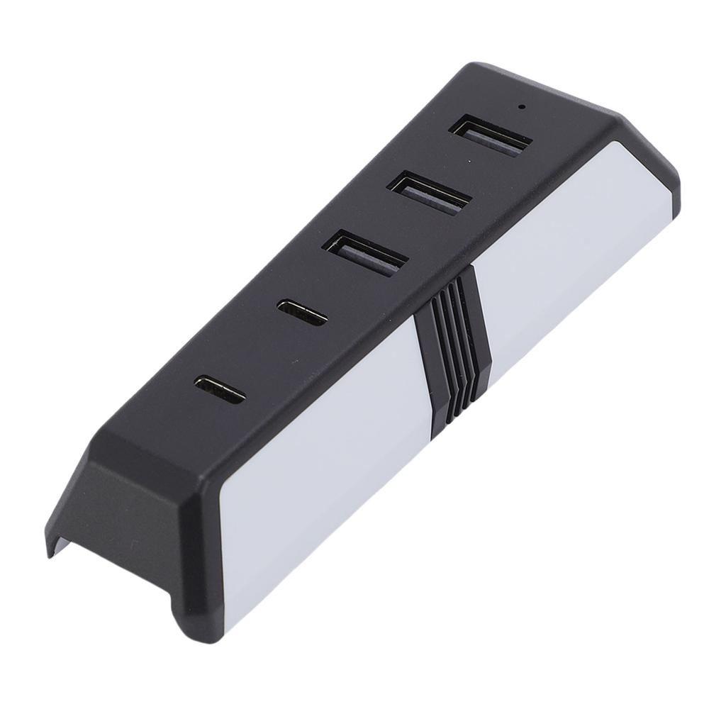 5-в-1 USB-хаб Высокоскоростной USB-разветвитель Plug and Play с 3 портами USB 2.0 и 2 портами Type C