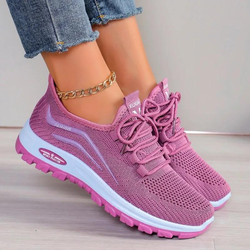 Fashion New Women's Casual Vulcanized Shoes, Sports Shoes, Fashionable Outdoor Spring and Autumn Running Shoes for Women