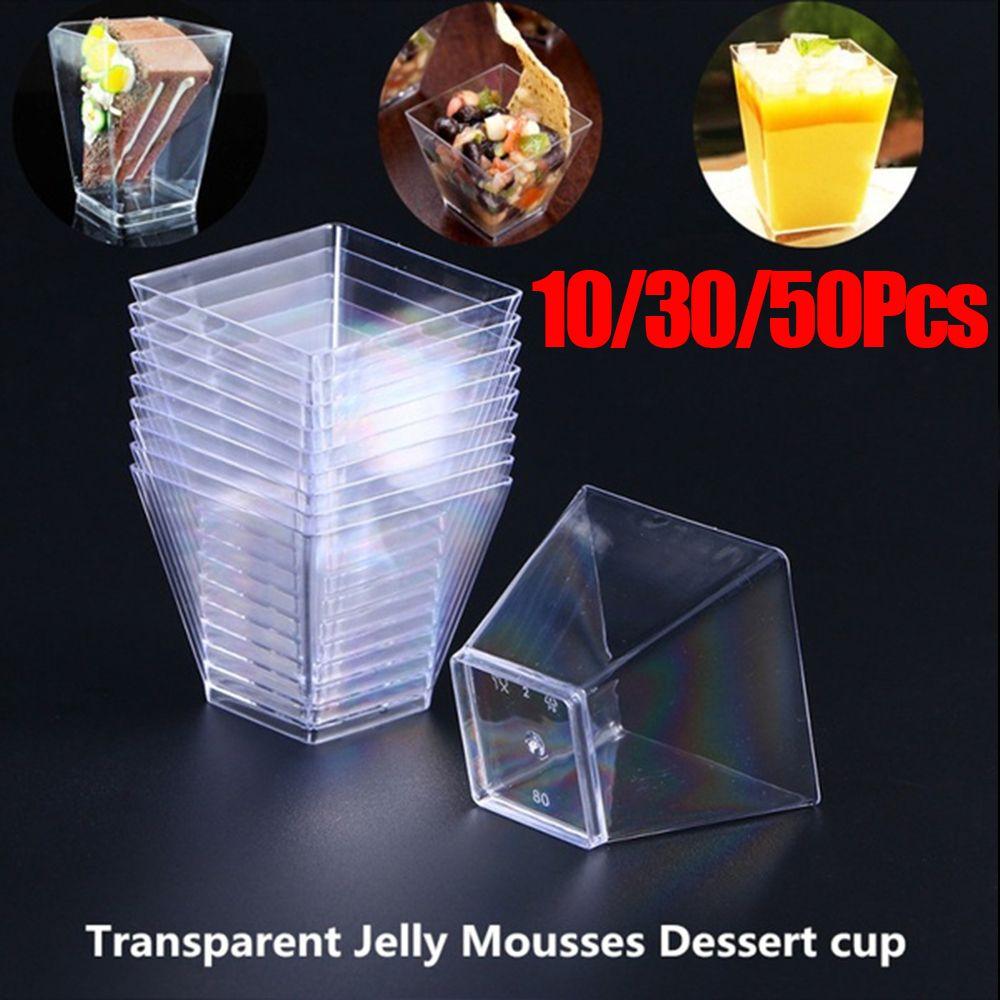 DIY Transparent Bakeware Party Supplies Dessert Cup Pastry Tools Mousses Disposable Cups