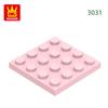 Нетоксичные 44 шт./лот 3031 4x4 Строительные блоки Аксессуары Moc Совместимые с Кирпичами DIY Образовательные Игрушки Для Детей Подарочная Коробка