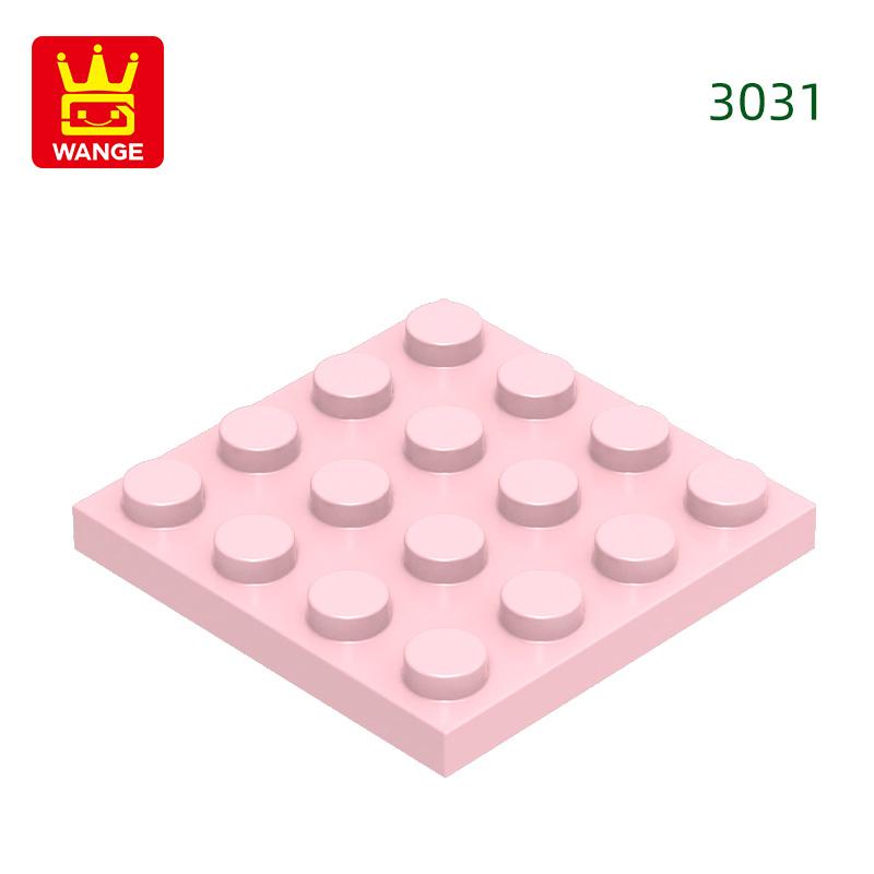 Нетоксичные 44 шт./лот 3031 4x4 Строительные блоки Аксессуары Moc Совместимые с Кирпичами DIY Образовательные Игрушки Для Детей Подарочная Коробка
