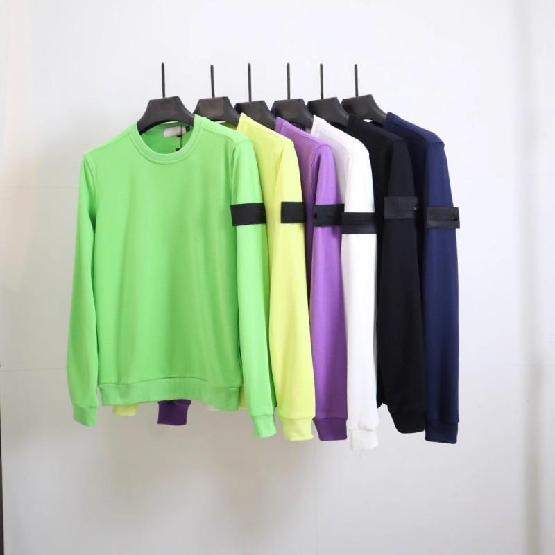 ST Худи Streetwear Мужское Женское Свободный Крой Повседневное