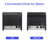 Thermal Receipt Printer 80mm Desktop Direct Thermal Printing USB+LAN Connection 300mm/s High Speed