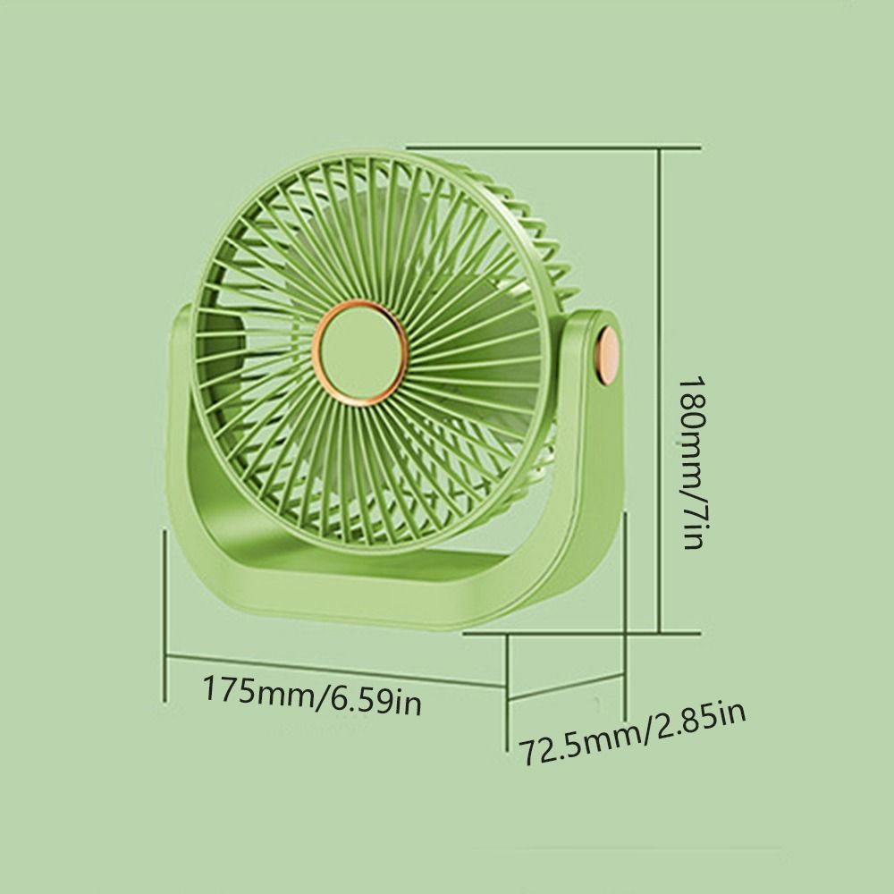 5 Speeds Ceiling Fan 360° Rotation Electric Table Fan Portable Desktop Fan Bedroom