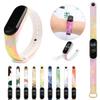 Creative Graffiti Design Silicone Band For Xiaomi Mi Band 3/4/5/6 Watch Replacement Comfortable And Adjustable