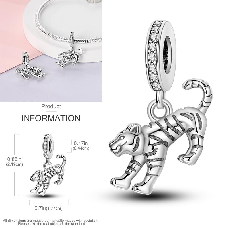 Charms Plata De Ley 925 Devil's Eye Infinity Eternal Symbol Dragonfly Positioning Buckle Charms Fit Women DIY Jewelry