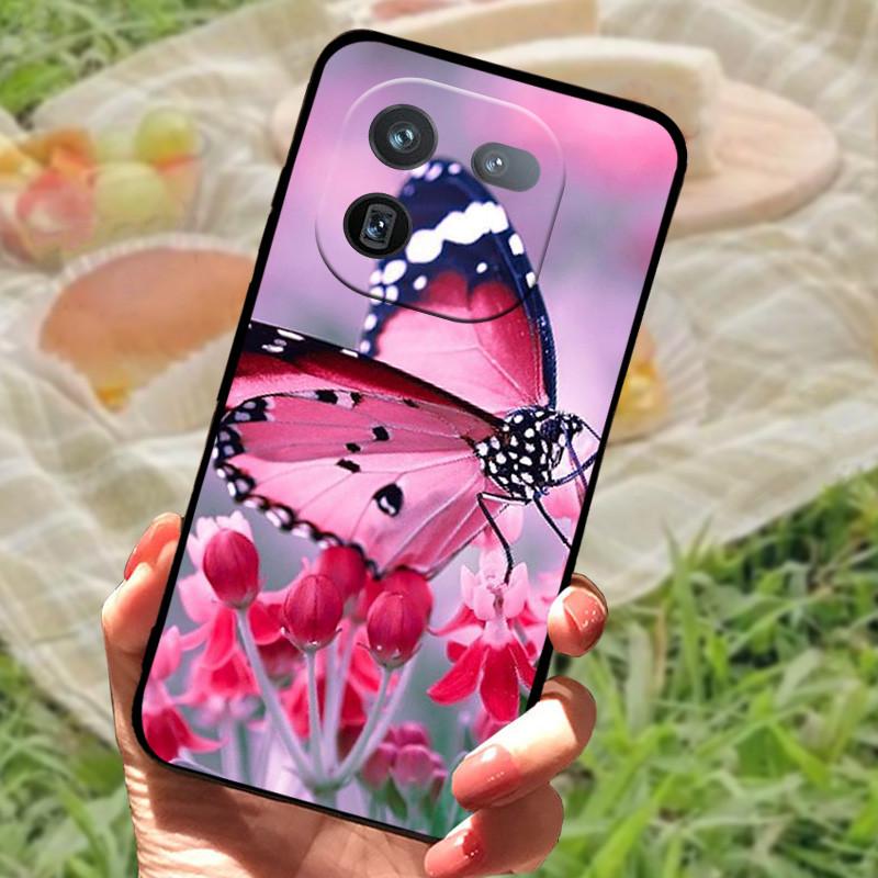 Чехол для Vivo IQOO 12 Pro Мягкий Мраморный Черный Силиконовый Задняя Крышка Телефона Для Vivo IQOO 12 Pro Чехол Крышка IQOO12 Pro Coque Funda