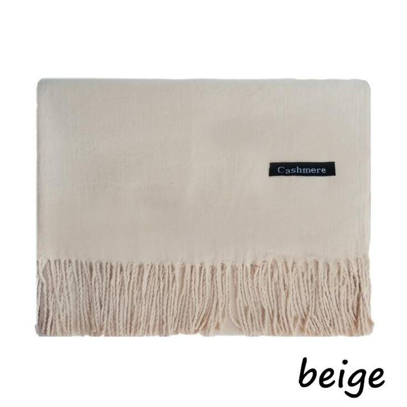 Женский зимний шарф, шарфы из чистого кашемира с кисточкой, теплая повязка на голову с толстой шеей, женские шали, обертывания