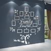 3D Акриловая Рождественская Елка Фоторамка Настенная Наклейка для Декора Гостиной