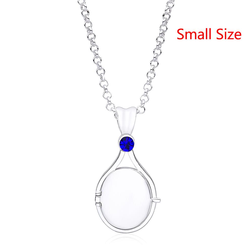 H2o Openable Metal Shell Pendant Necklace Silver Color with Crystal Mermaid Tv Movies Jewelry for Women Girls Cute Necklaces
