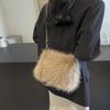 New Plush Bag Winter Women Fashion Handbags Cloud Faux Fur Purse Fashion Casual Women's Shoulder Bag Fluffy Bag