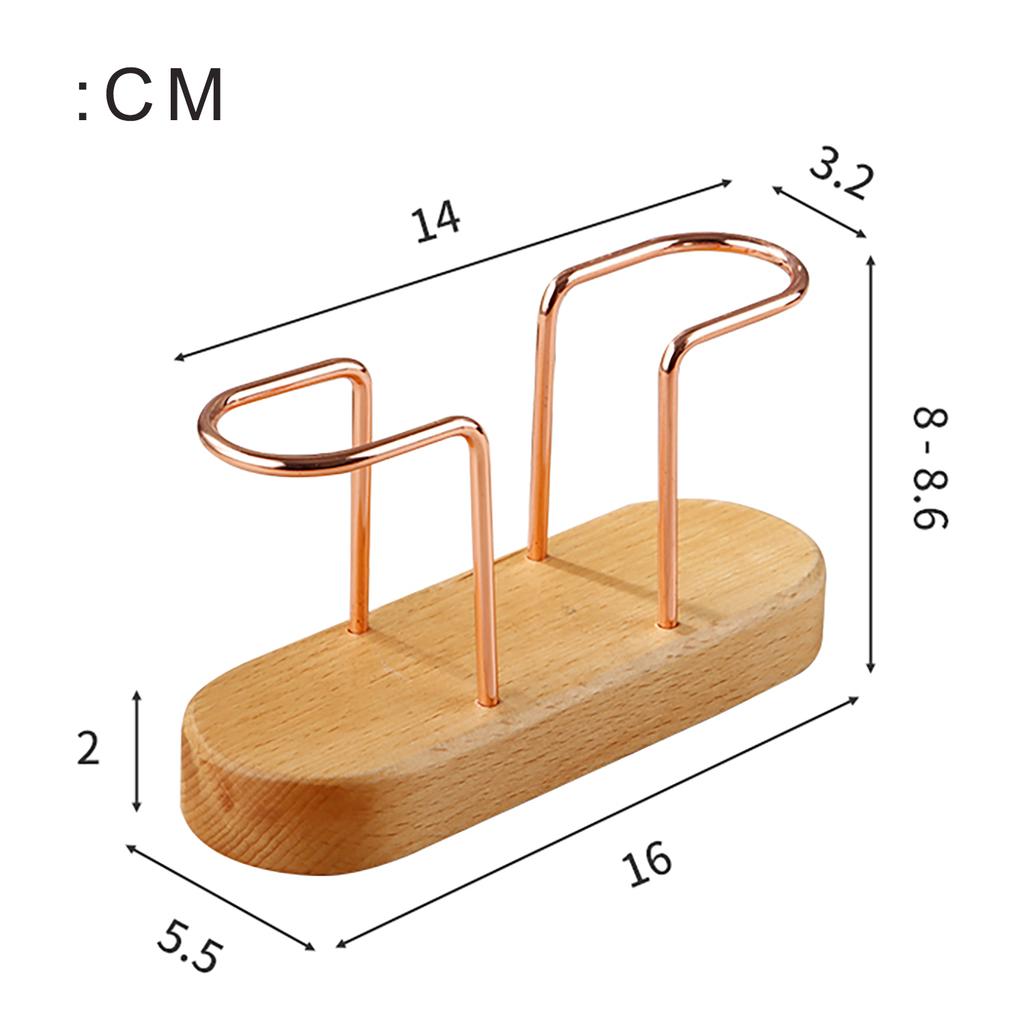 Wooden Tissue Paper Holder Metal Napkin Holder Tableware Tissue Box Storage Desktop Organizer Tableware Supplie