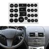 New Style Radio Button Repair Sticker For Mercedes-Benz C, E, GLK, W Class Car 2007-2014 Auto Interior Decoration
