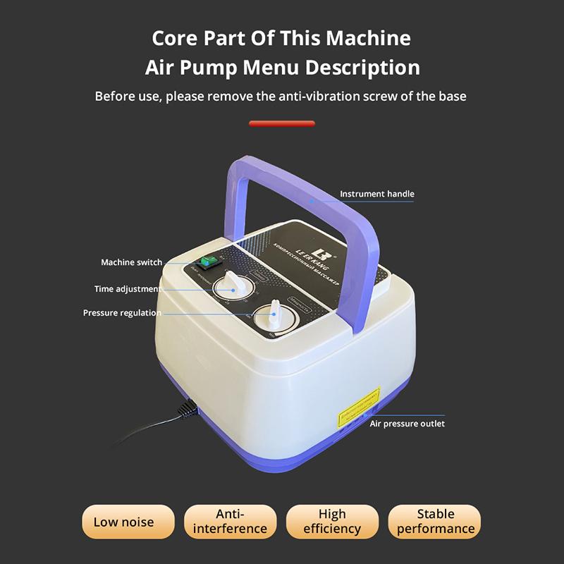 4-камерный массажер с воздушной компрессией, улучшающий кровообращение, снимающий боль, обертывания для рук, талии, ног, ступней, аппарат для лимфодренажного массажа