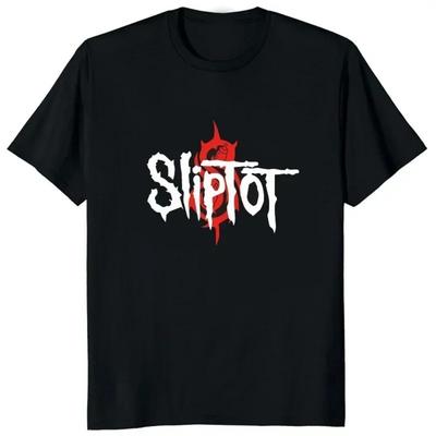 Футболка Streetwear Slipknots с принтом и графикой Повседневные футболки Забавная футболка Heavy Mental Band Мужская музыкальная мультяшная футболка Slipknots