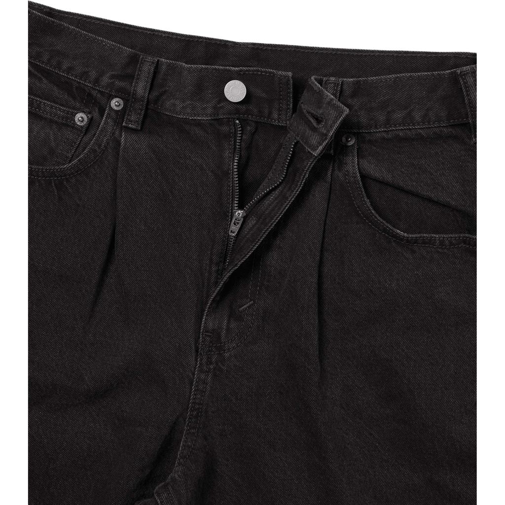 Thisisneverthat Loose Denim Shorts Unisex shorts Black TN261DSO5S02BLK