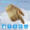1 пара тактических перчаток Touch Scree, износостойкие ветрозащитные зимние теплые перчатки для спорта на открытом воздухе с закрытыми пальцами