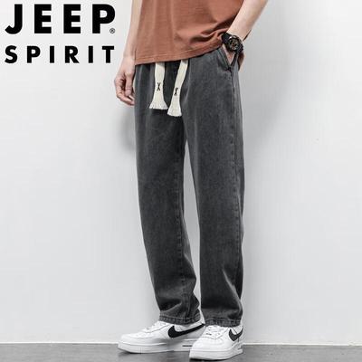 Джинсы мужские свободные прямые с широкими штанинами JEEP SPIRIT
