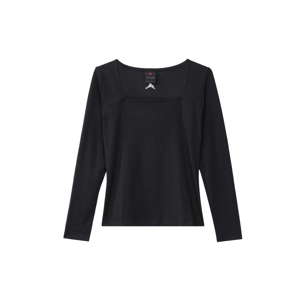 Nike Fashionable Comfortable Breathable Casual Long Sleeve T-Shirt Women Tops Black FB5201-010