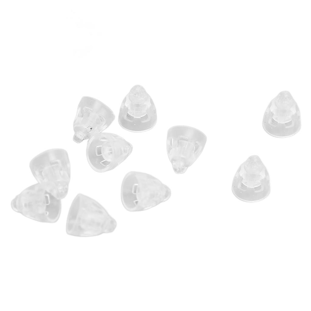 10pcs Sound Aids Domes for Minifit Anti Static Reusable Single Layer Silicone Open Vented Earplug Re