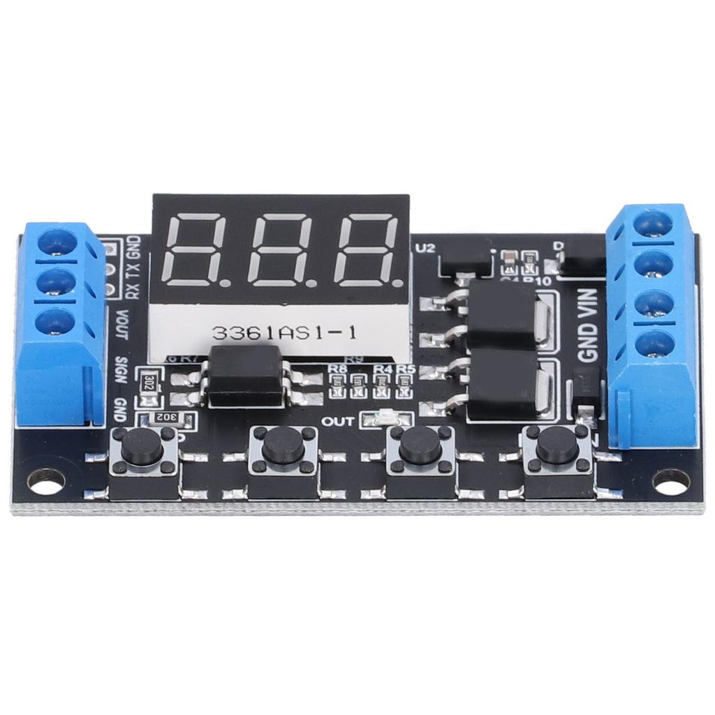 Модуль задержки Цифровой триггер Циклический таймер Модуль задержки Светодиодная плата реле для промышленного управления