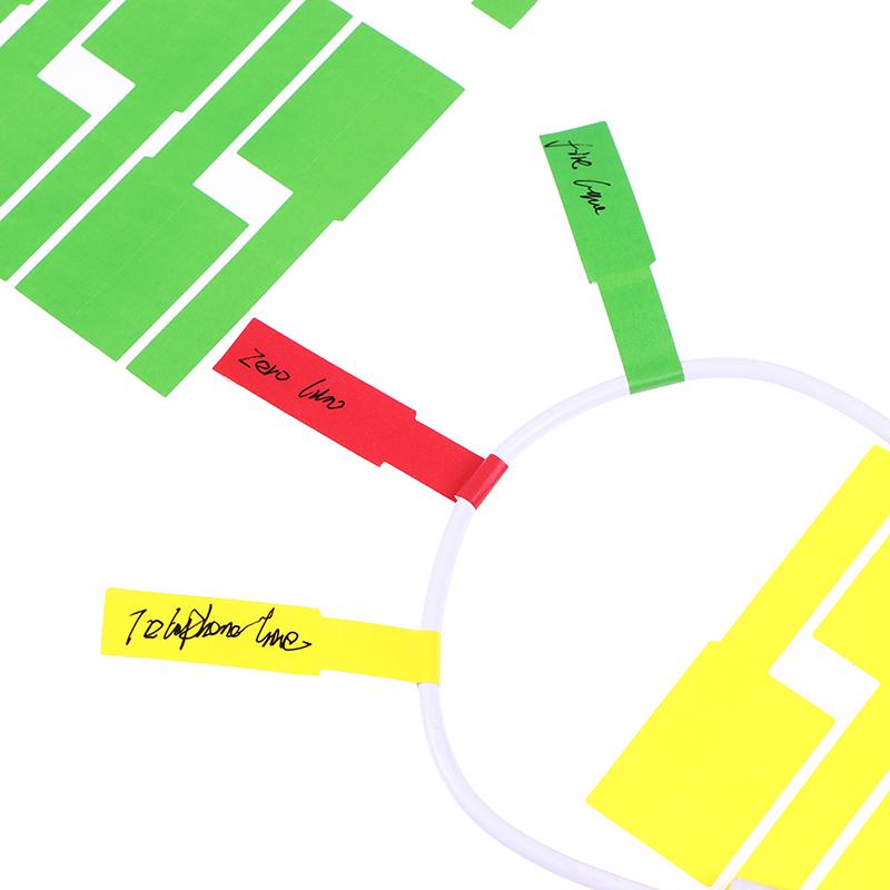 300Pcs Self-Adhesive Cable Labels Waterproof Identification Tags Stickers