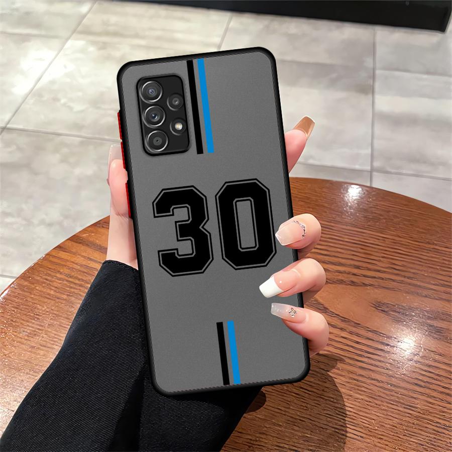 Чехол-номер для футбола для Samsung Galaxy A73 A33 A35 A34 A36 A17 A52 A52S A72 A56 A55 A54 A16 A15 A14 A23 A53