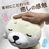 Traveling Mameshiba Body Pillow, Cushion, Body Pillow, Soft and Fluffy, Cute Dog Figurine, Shiba Inu, Mameshiba (White, Mameko)