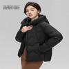 Xuezongfei 2024 Women's Short Hooded Down Jacket