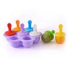 Ice Lolly Moulds Silicone DIY Frozen Lolly Maker Tray Non-Stick Ice Cube Trays Lollipop and Popsicle Mould