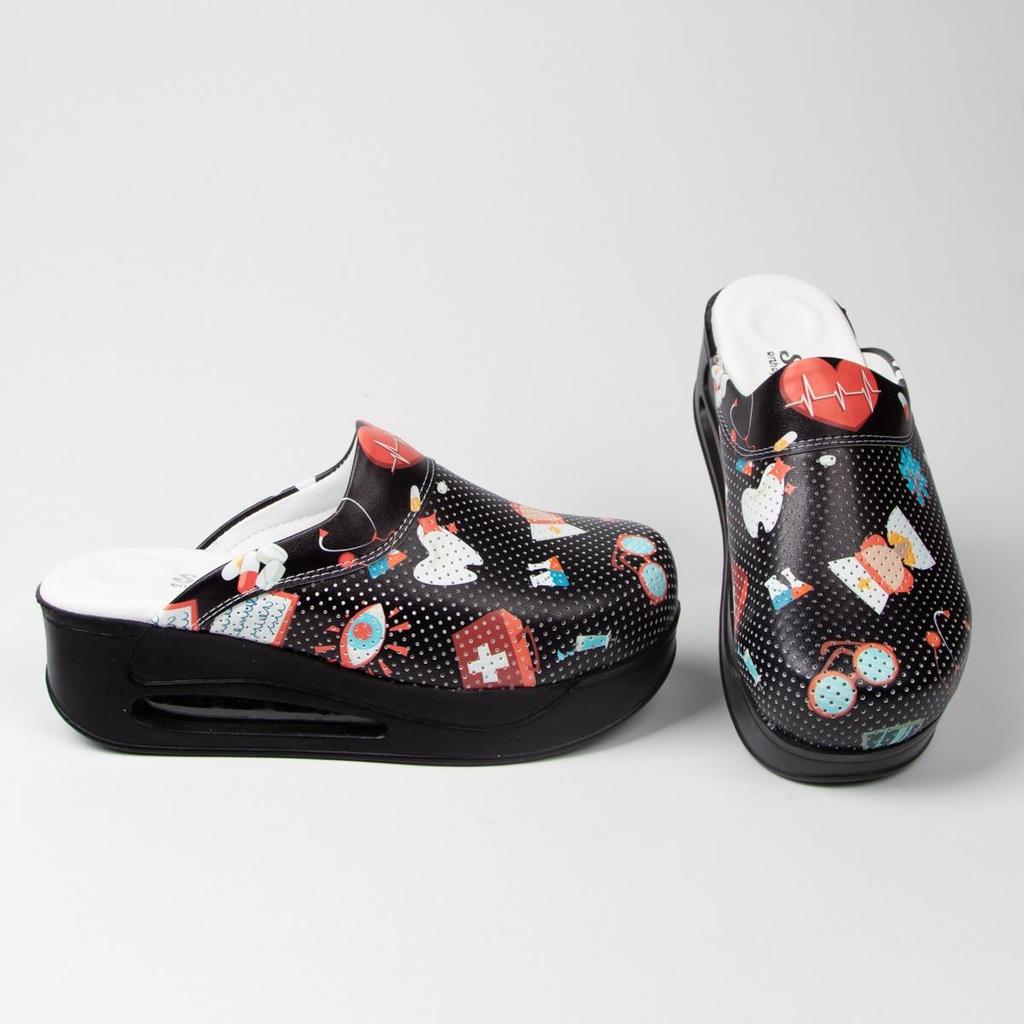 Ортопедические женские медицинские сабо — противоскользящие, удобные