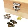 4 Pcs Wear Resistant Wooden Box Lock Metal Jewelry Suitcase Hasp Hook Lock Padlock Hasp Vintage Case Toggle Clasp Leather Bag