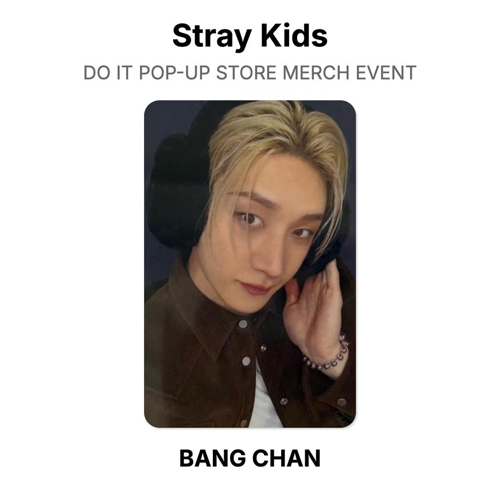 Stray Kids DO IT POP-UP STORE МЕРЧ-СОБЫТИЕ Официальная фотокарточка