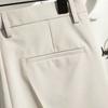 Mens Slim Fit Straight Cut Chino Shorts Casual Pants With Wrinkle Resistance